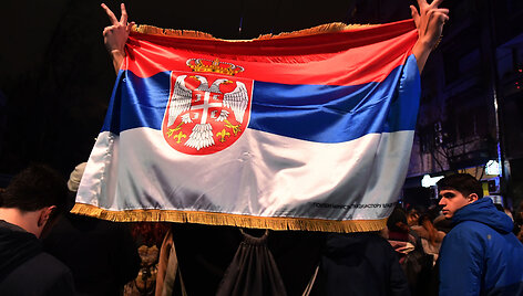 Protestas Serbijoje