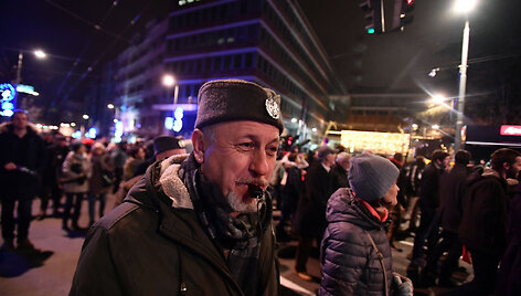Protestas Serbijoje