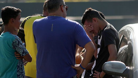 Gaisras Brazilijos futbolo klubo &bdquo;Flamengo&ldquo; pastate
