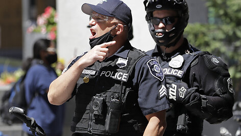 Policijos pareigūnai Siatle