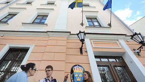 &Scaron;vedijos ambasada Minske