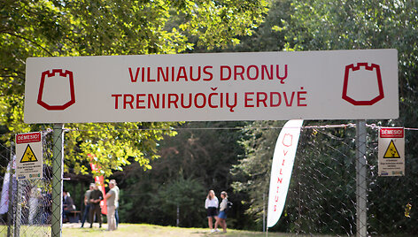 Dronų treniruočių ervdė Vilniuje