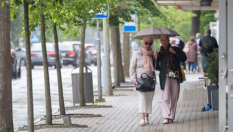 Lietinga vasara Palangoje 