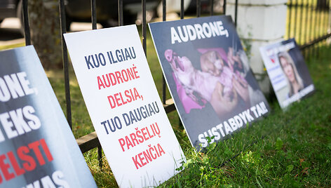 &Scaron;alia VMVT protesto akcija