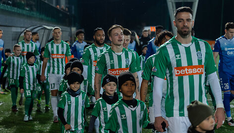 A lygos rungtynės Vilniaus &bdquo;Žalgiris" - Kauno rajono &bdquo;Hegelmann"
