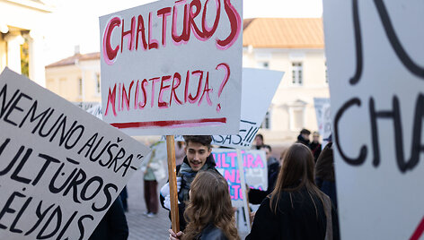 Kultūros bendruomenės protestas prie&scaron; kandidatą į kultūros ministrus