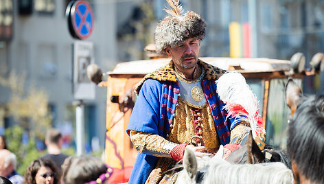Vilniaus gatvėmis žygiavo tradicinė Lietuvos lenkų sąjungos organizuojama eisena