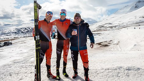 Remigijus Arlauskas Islandijoje „Akureyri scandinavian cup finals“ su olimpiečiais Tautvydu Strolia ir Modestu Vaičiuliu