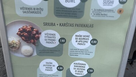 Donatas Karklius kinų restorane &bdquo;Shimai SUSHI & WOK&ldquo;
