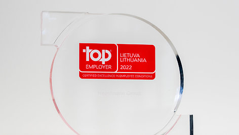 Pirmą kartą transporto ir logistikos įmonė Lietuvoje gavo „Top Employer“ sertifikatą