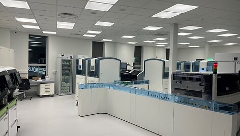 Sklandžiam ir greitam mėginių i&scaron;tyrimui užtikrinti &bdquo;InMedica&ldquo; laboratorijoje įdiegtas automatizuotas procesas.