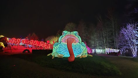 Švytintis dinozaurų parkas pakvietė į neregėtą žiemos nuotykį pajūryje