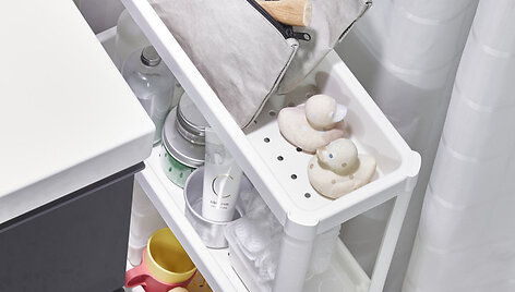 Pavasarinis vonios kambario atnaujinimas su IKEA: tai gali padaryti kiekvienas