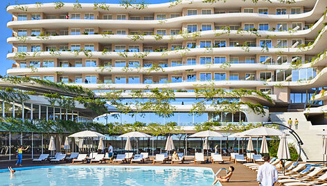 &bdquo;Azur Group&ldquo; apartamentų komplekso vizualizacija