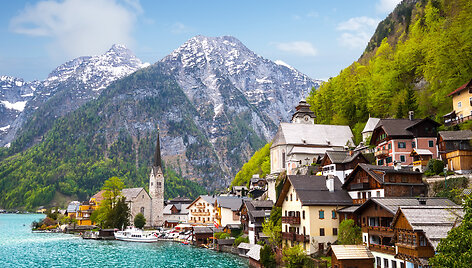 Hallstatt, Austrijos Alpės