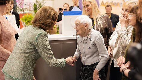 &Scaron;vedijos karalienė Silvia atvyko į &bdquo;Addere Care&ldquo; ligoninės atidarymą Vilniuje