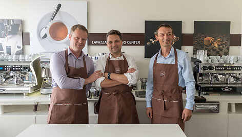 &bdquo;Lavazza Training Center&ldquo; Vilniuje kavos technologai-treneriai. 