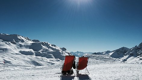 Slidinėjimo kelionių Italijoje akimirkos 