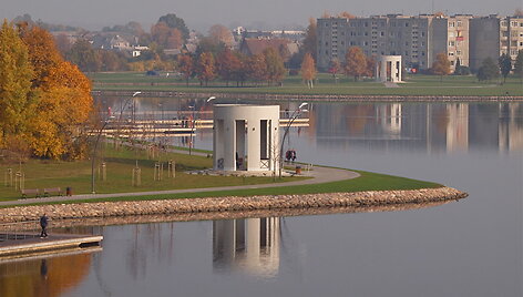 Sutvarkytos Tel&scaron;ių miesto erdvės ir Masčio ežero pakrantės