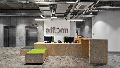„Adform“ naujas biuras. Interjerą kūrė „a2sm architektai“, „LAIKA Space design“ 