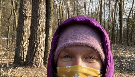 Kaunietė Geda Juchnevičė dalyvauja žingsnių i&scaron;&scaron;ūkyje, o ėjimas &ndash; neatsiejama jos kasdienybės dalis 