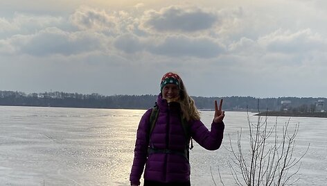Kaunietė Geda Juchnevičė dalyvauja žingsnių i&scaron;&scaron;ūkyje, o ėjimas &ndash; neatsiejama jos kasdienybės dalis 
