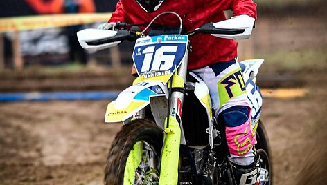 Austėja Tamuliūnaitė &ndash; motokroso varžybų dalyvė 