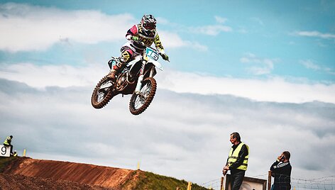 Austėja Tamuliūnaitė &ndash; motokroso varžybų dalyvė 