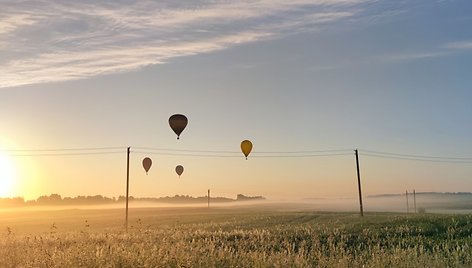 Juozas Varanka organizuoja skrydžius oro balionu 