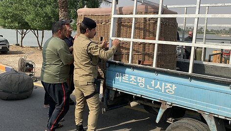 Oro &scaron;ventėje Babilone dalyvavo ir lietuviai Justinas su Tania