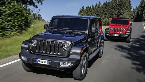 Ketvirtos kartos &bdquo;Jeep Wrangler&ldquo;, kuris galės pakeisti kabrioletą