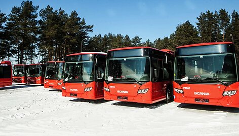 Vilniaus vie&scaron;ojo transporto parkas pildomas tokiais &bdquo;Scania&ldquo; autobusais