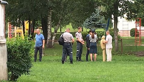 Parodymų patikrinimas įvykio vietoje