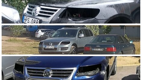 Perkūnkiemyje pavogti VW žibintai