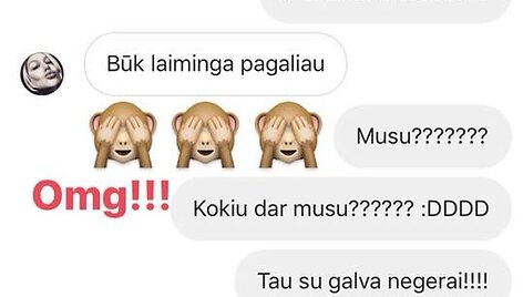 Oksanos Pikul-Jasaitienės ir Vaidos Klizaitės-Jasaitienės susira&scaron;inėjimas 