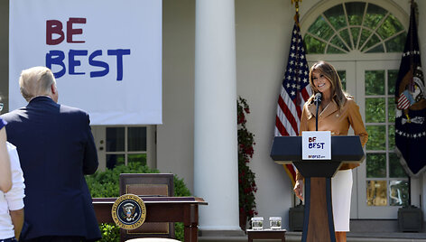 Donaldas Trumpas ir Melania Trump 