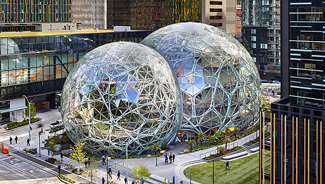 NBBJ nuotr./„Amazon” biuras „Spheres” Sietle 