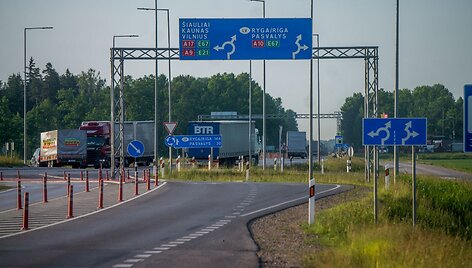 Andriaus Rep&scaron;io nuotr./Greitoji žiedinė sankryža magistralėje &bdquo;Via Baltica&ldquo; 