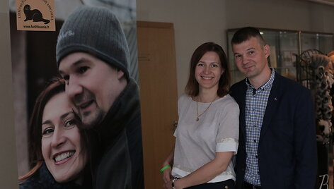 Organizatorių nuotr./&bdquo;Stankūnų kailių fermos&ldquo; vadovė Rasa Salygienė su savo vyru Evaldu Stankūnu