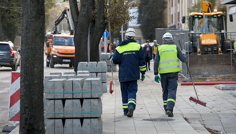 Antakalnio gatvės rekonstrukcijos darbai