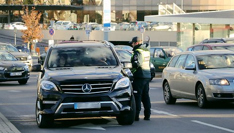 Edukologijos žiede eismo judėjimu rūpinasi policija