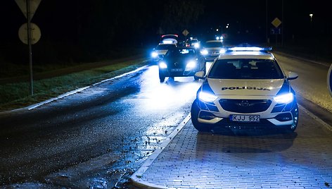 Naktinis policijos reidas Vilniaus mieste