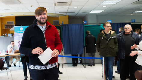 Gediminas Jaunius balsavo už konservatorių kandidatą į prezidentus