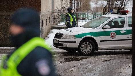 D. Gerbutavičiaus gatvės daugiabučių kieme rasta rankinė granata