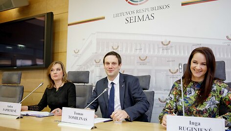 Spaudos konferencija dėl naujų įstatymų paketo