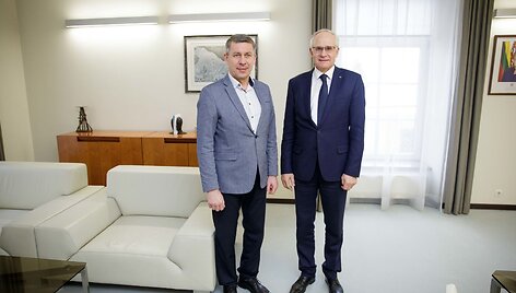 Ramūnas Znutas ir Algirdas Monkevičius 