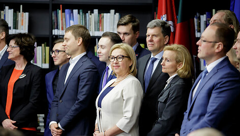 Artūro Zuoko spaudos konferencijos metu buvo pristatyta jo žmonių komanda