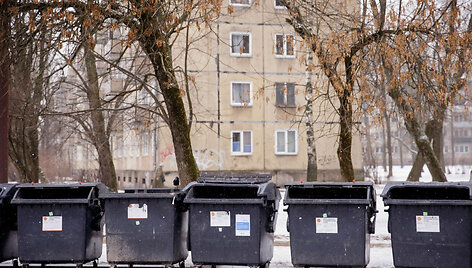 &Scaron;iuk&scaron;lių konteineriai Vilniuje