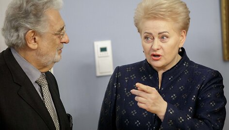 Placido Domingo ir Dalia Grybauskaitė