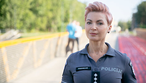 LKPT vyr. specialistė Marija Kazanovič pokalbyje apie rugsėjo pradžios eismo i&scaron;&scaron;ūkius
